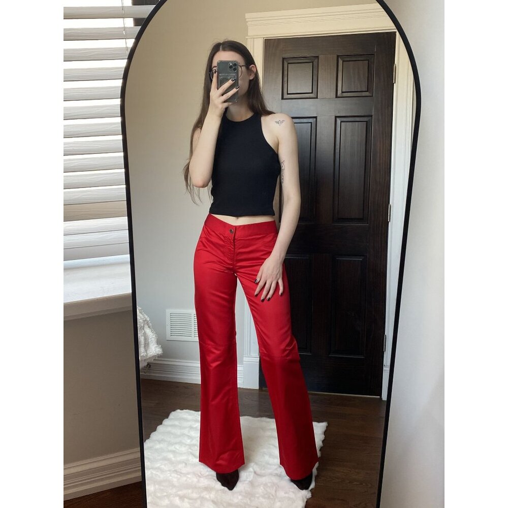 Red Alice + Olivia Bootcut Pant Size 8